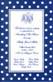 Blue Polka Dots Invitation