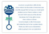 Blue Rattle Enclosure Card