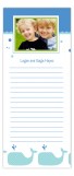 Blue Whale Photo Notepad