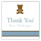 Boy Teddy Bear Icon Square Sticker