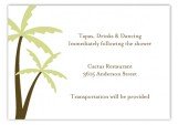 Breezy Palm Wedding Enclosure Cards