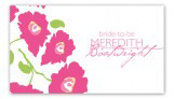 Bright Pink Poppies Calling Card