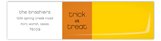 Candy Corn Envelope Wrap Label