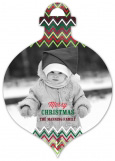 Chevron Ornament Photo Card