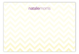 Chevron Small Flat Note Card