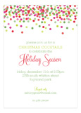 Christmas Confetti Invitation