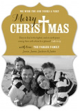 Christmas Cross Photo Card