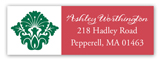 Christmas Flourish Address Label