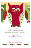 Christmas Owl Invitation