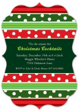 Christmas Patterns Invitation