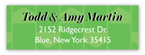 Christmas Pennant Address Label