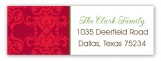 Christmas Tea Address Label