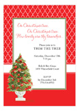 Christmas Tree Invitation