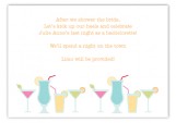 Cocktail Hour Enclosure Card