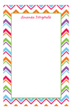 Colorful Chevron Notepad