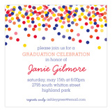 Confetti Graduate Invitation