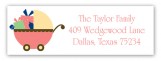 Coral Carriage Gifts Address Label