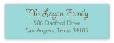 Country Supper Tabletop Address Label