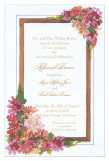 Dahlia and Dried Flowers Invitation