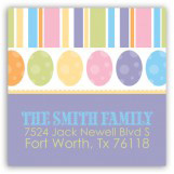 Easter Eggs Square Sticker