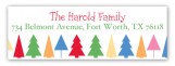 Festive Forest Address Label