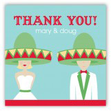 Fiesta Wedding Blond Gift Tag