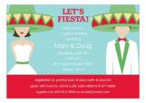 Fiesta Wedding Brunette Invitation