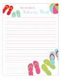 Flip Flops Notepad