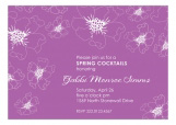 Floral Radiant Orchid Invitation