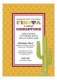 Geometric Fiesta Invitation