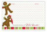 Gingerbread Folks Recipe Card