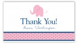 Girl Elephant Icon Calling Card