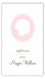 Girl Silhouette  Calling Card