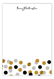 Glitter Confetti Flat Note Card