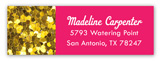 Glitter Soiree Address Label