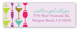 Glitzy Glasses Address Label