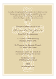 Gold Cross Background Invitation