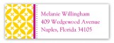 Gold Elegance Address Label