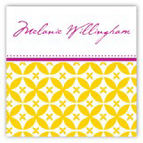 Gold Elegance Square Sticker