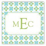 Green Bee Square Sticker