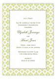 Green Pure Pattern Invitation