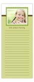 Green Scallop Photo Notepad