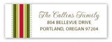 Green Simple Blessings Address Label
