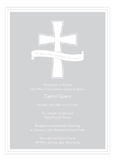 Grey Cross Banner Invitation