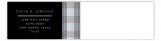 Grey Glen Plaid Envelope Wrap