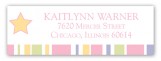 Gymnastics Time Address Label