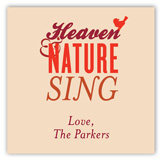 Heaven & Nature Sing Square Sticker