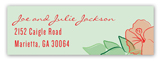 Hibiscus Holiday Address Label