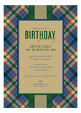 Holiday Tartan Invitation