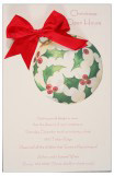 Holly Sphere Invitation